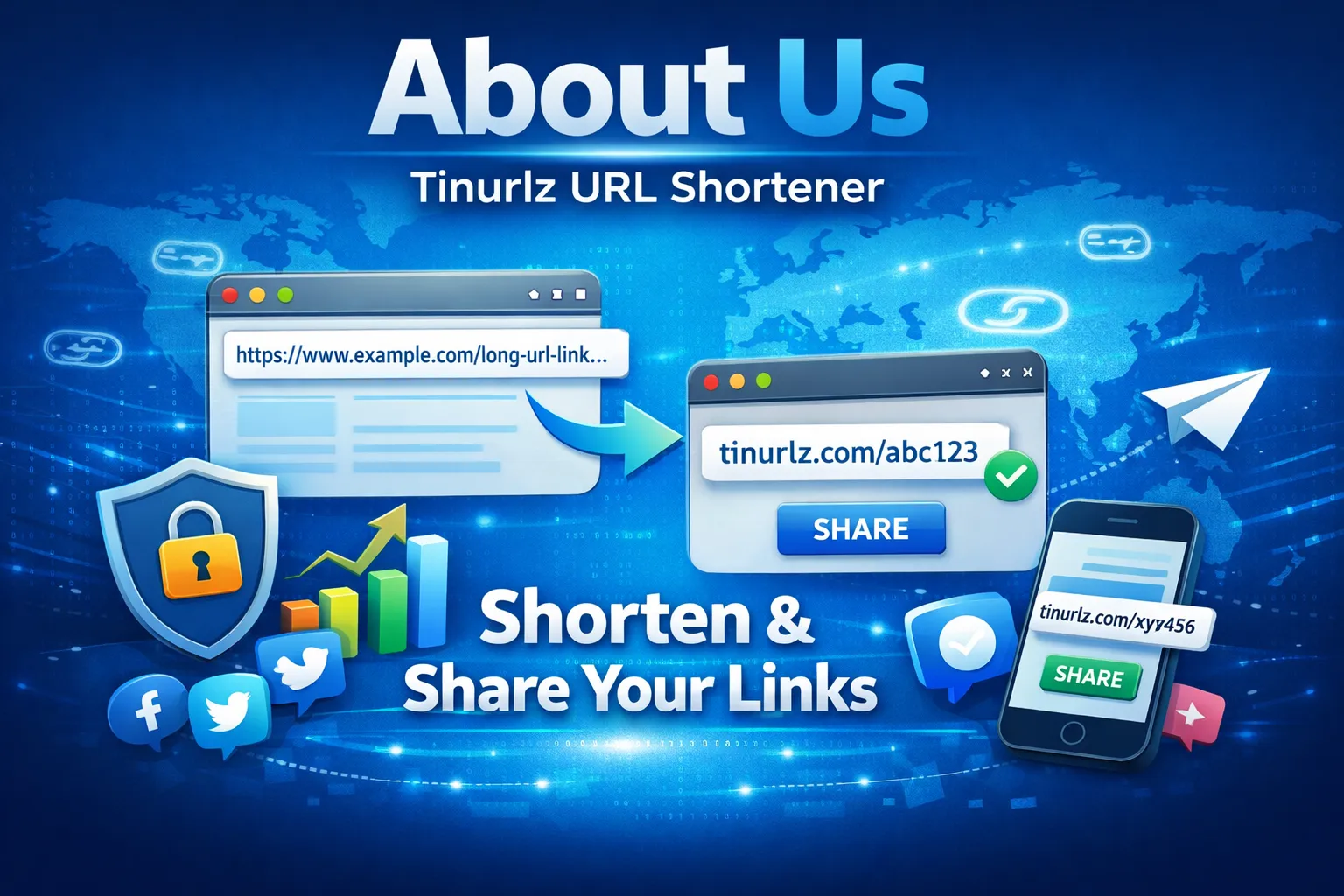 Tinurlz.com – Fast & Free URL Shortener for Clean Short Links